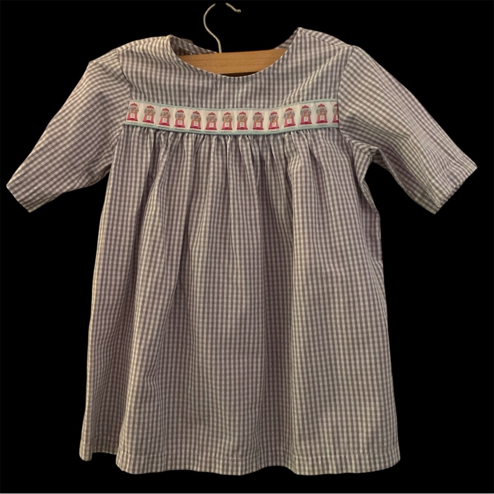 Mary & Grace Boutique Girl’s Sz 8 Tunic top embroidered bubblegum machine